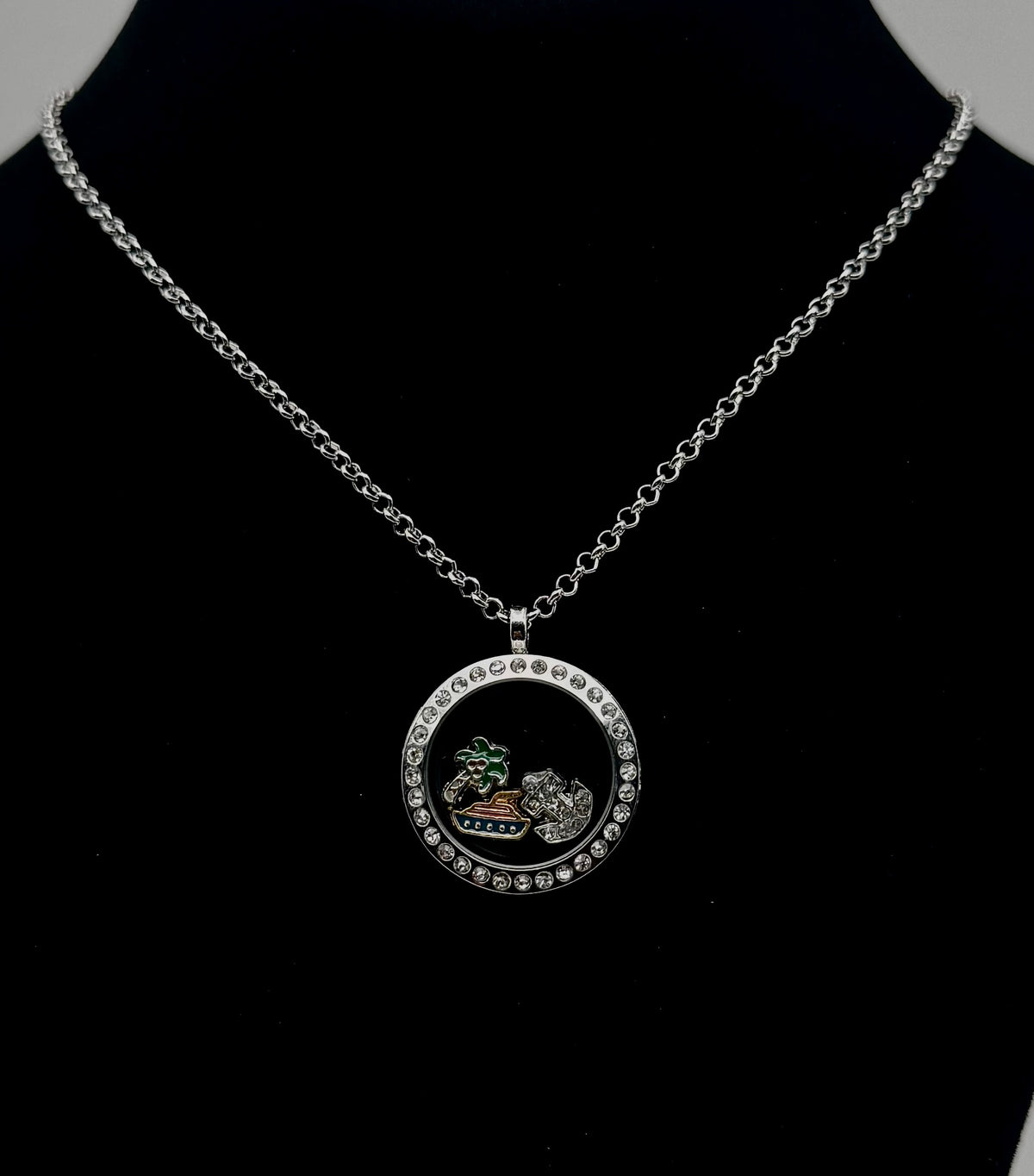 32" origami owl hinged charm locket