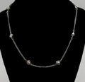 16" avon cavot silver tone necklace